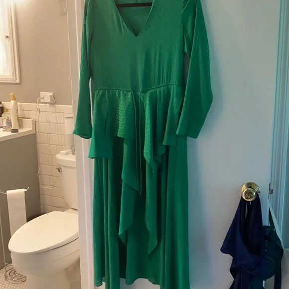 Maje | Dresses | Maje High Low Green Dress | Poshmark